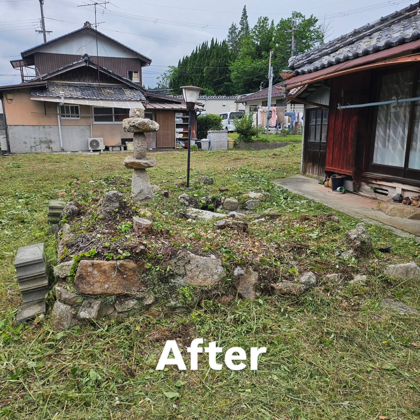 庭園管理　甲賀市信楽町にて草刈りをさせていただきました